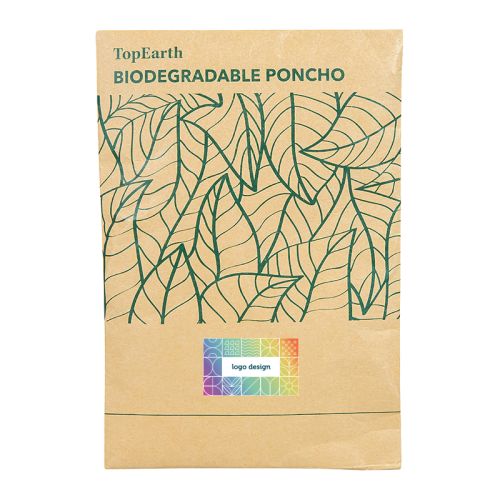 Biologisk nedbrydelig poncho - Bild 1